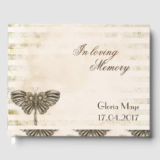 In Love Memory Guest Book: Funeral Guest Book Gästebuch