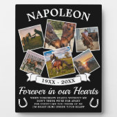 In Love Memory Horse Fotoplatte (Vorderseite)