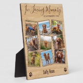 In Love Memory Hund Foto Collage Pet Memorial Fotoplatte (Seite)