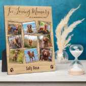 In Love Memory Hund Foto Collage Pet Memorial Fotoplatte (Seite)