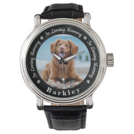 In Love Memory Hund Loss Foto Pet Memorial Armbanduhr