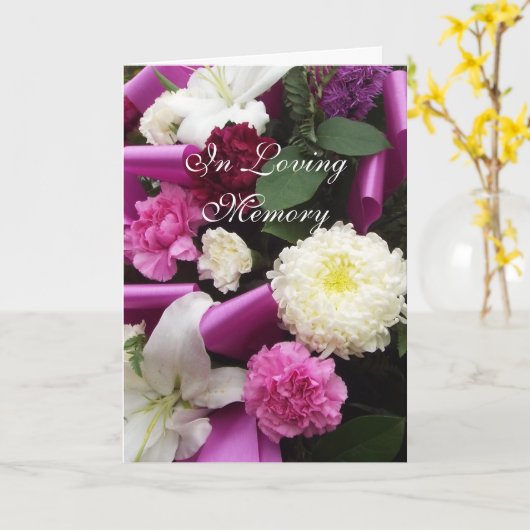 In Love Memory Karte (Gelbe Blume)