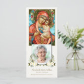 In Love Memory katholische Beerdigung Danke Karte (Stehend Vorderseite)