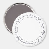 In Love Memory Keepake Pet Memorial Hund Magnet (Vorderseite/Rückseite)