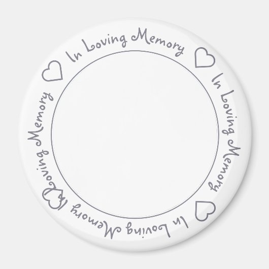 In Love Memory Keepake Pet Memorial Hund Magnet (Vorne)