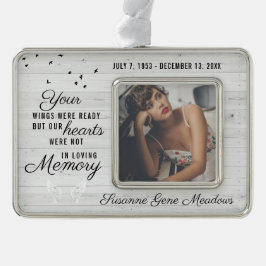 In Love Memory | Kostenvoranschlag für Foto-Collag Rahmen-Ornament Silber