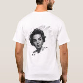 In Love Memory | Kreuz und Engel Wing | Gedenkstät T-Shirt (Rückseite)