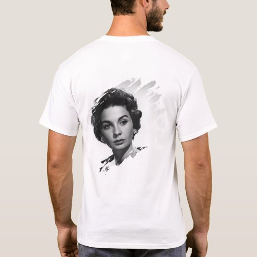 In Love Memory | Kreuz und Engel Wing | Gedenkstät T-Shirt (Rückseite)