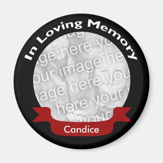 In Love Memory Magnet (Vorne)