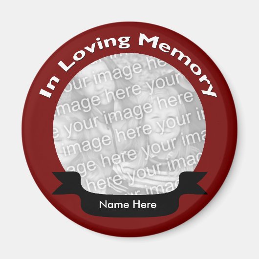 In Love Memory Magnet (Vorne)