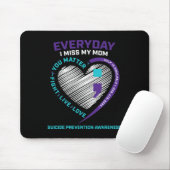 In Love Memory Mama Suizid Awareness Prevention Mousepad (Mit Mouse)