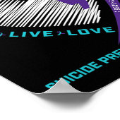 In Love Memory Mama Suizid Awareness Prevention Poster (Ecke)