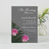 In Love Memory Memorial Ankündigung (Stehend Vorderseite)