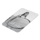 In Love Memory Memorial Beerdigung Modernes Foto Magnet (Linke Seite)