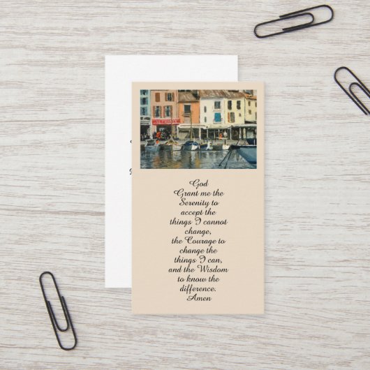 In Love Memory Memorial Card Visitenkarte (Vorderseite/Rückseite Beispiel)