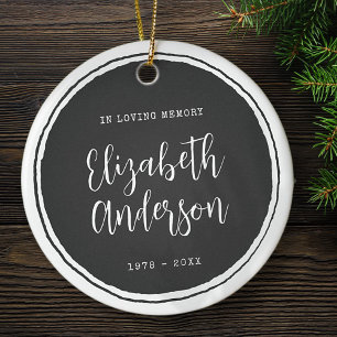 In Love Memory Memorial einfach modern Keramik Ornament