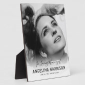 In Love Memory | Memorial-Foto Fotoplatte (Seite)