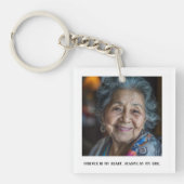 In Love Memory | Memorial-Foto halten Schlüsselanhänger (Vorderseite)