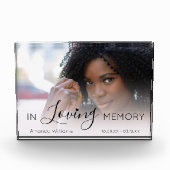In Love Memory | Memorial Fotoblock (Vorderseite)