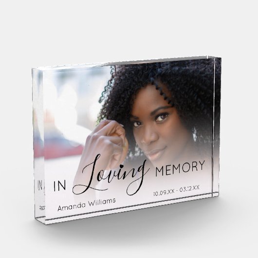 In Love Memory | Memorial Fotoblock (Links)