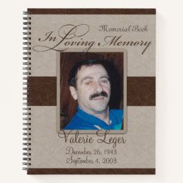 In Love Memory Memorial / Gästebuch Notizblock