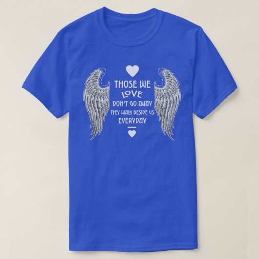 In Love Memory Memorial in Remembrance Beerdigung T-Shirt (Design vorne)