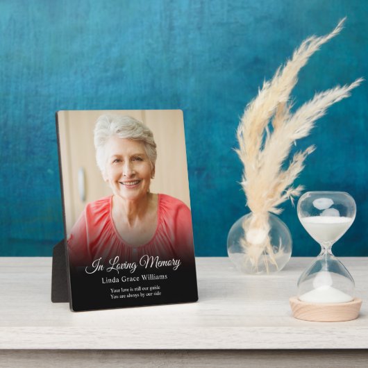 In Love Memory Memorial Keepake Bereavement Fotoplatte (Seite)