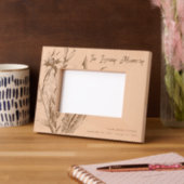 In Love Memory Memorial Keepake Geätzte Rahmen (Links)