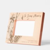 In Love Memory Memorial Keepake Geätzte Rahmen (Links)