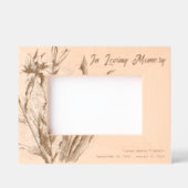 In Love Memory Memorial Keepake Geätzte Rahmen (Vorderseite)