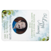 In Love Memory Memorial Keepake Magnet (Horizontal)