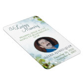 In Love Memory Memorial Keepake Magnet (Rechte Seite)