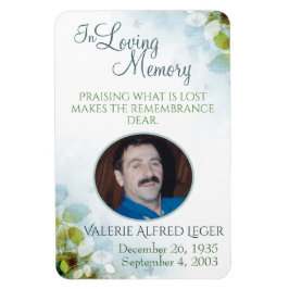 In Love Memory Memorial Keepake Magnet