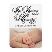 In Love Memory | Memorial Magnet (Vertikal)