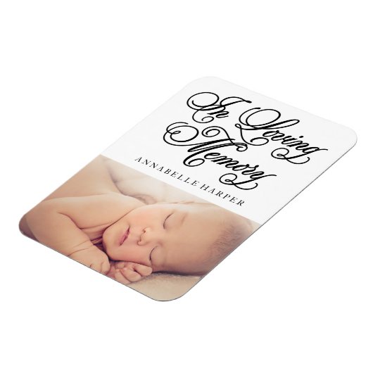 In Love Memory | Memorial Magnet (Linke Seite)