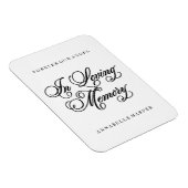 In Love Memory | Memorial Magnet (Rechte Seite)