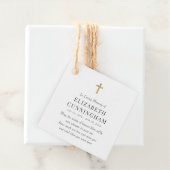 In Love Memory Memorial Modern Simple Cross Geschenkanhänger (Beispiel)