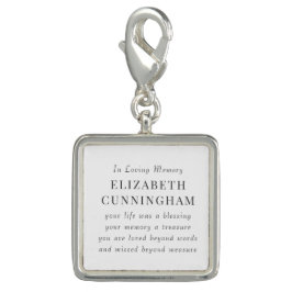 In Love Memory Memorial Modernes einfaches Angebot Charm