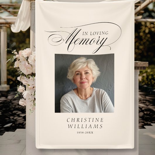 "In Love Memory!" Memorial, Name, Foto Banner