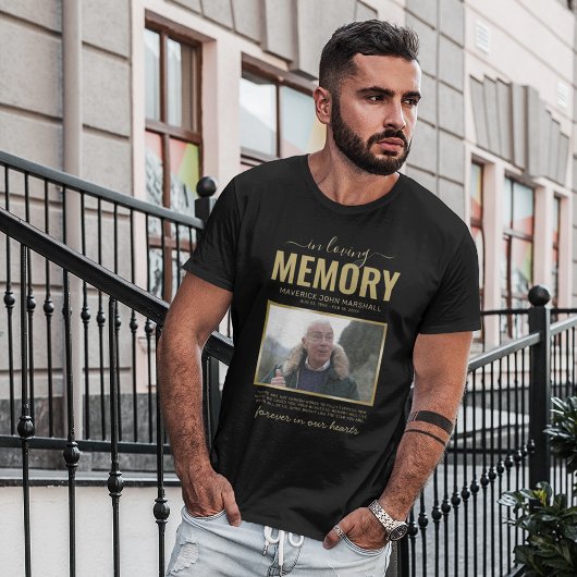In Love Memory Memorial Picture T-Shirt