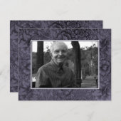 In Love Memory Memoriam Death Notice Foto Ankündigung (Vorne/Hinten)