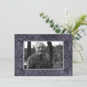 In Love Memory Memoriam Death Notice Foto Einladung (Stehend Vorderseite)