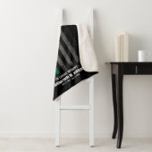 In Love Memory Military dünne grüne Linie Flag Sherpadecke (Beispiel)