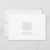 In Love Memory Modern Cross Multi Foto Dankeskarte (Rückseite)