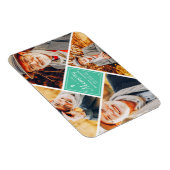 In Love Memory Modern Cross Multi Foto Magnet (Rechte Seite)