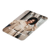 In Love Memory Modern Custom Foto Memorial Magnet (Linke Seite)