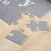 In Love Memory Modern Custom Foto Memorial Puzzle (Seite)