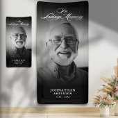 In Love Memory Modern Memorial/Beerdigung Foto Banner