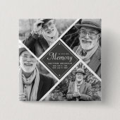 In Love Memory Modern Multi Foto Template Button (Vorderseite)