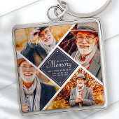 In Love Memory Modern Multi Foto Template Schlüsselanhänger